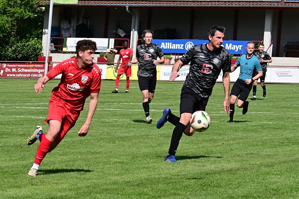 Dominik Stroh-Engel schoss gegen den TSV Rain/Lech das entscheidende 3:1.