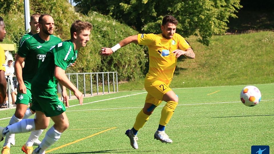Waldalgesheims Mahdi Mehnatgir (rechts) und der Marienborner Felix Schwab (2. von rechts) sind ein Teil der besten Akteure des ersten Halbjahres. Je ein weiterer Spieler von beiden Teams gehört der Verbandsliga-Top-Elf an. Wer noch? 