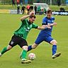 Der FC Rieden (in Grün) lieferte Favorit Parsberg einen großen Kampf.