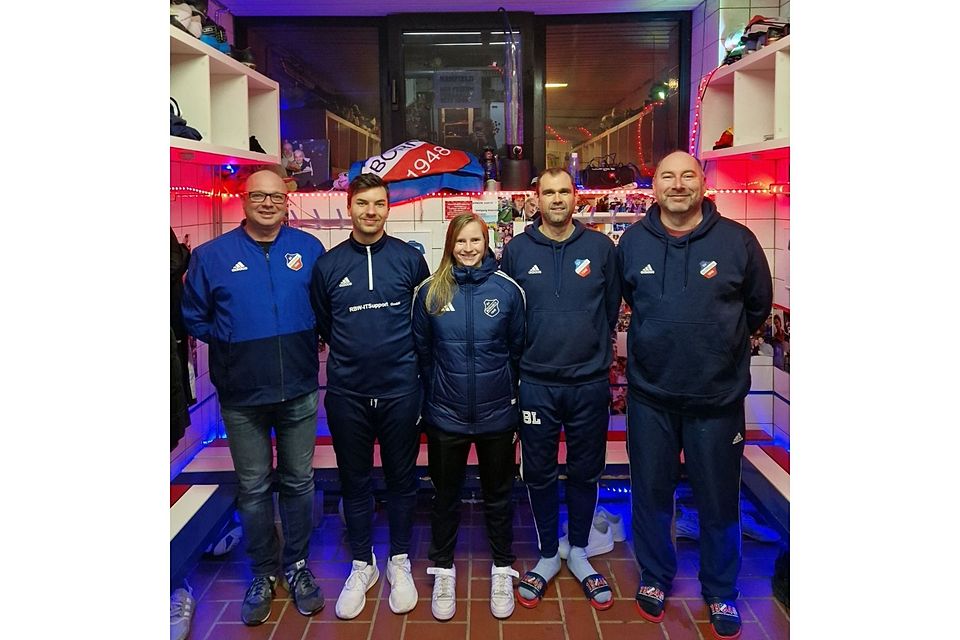 Das neue Trainerteam des SV Börnsen.