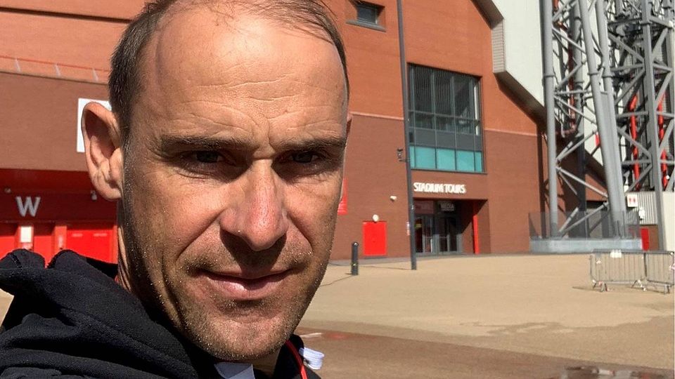 Zu Besuch an der Anfield Road: Robert Lechleiter aus Aßling hospitierte auch beim FC Liverpool und Trainerlegende Jürgen Klopp.