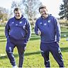 Sportdirektor Yannick Schiller und Trainer Marcus Böckmann
