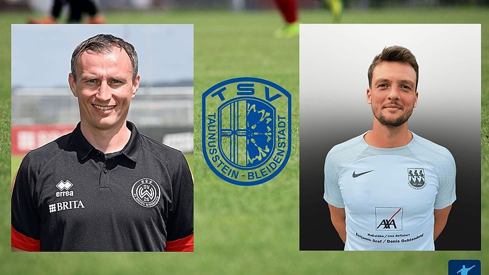 Phil Weimer (l.) und Mirco Paul sind das künftige Trainerduo des TSV Bleidenstadt.