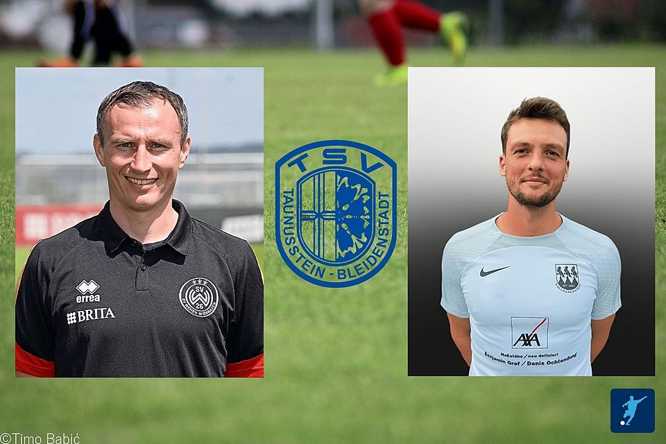 Phil Weimer (l.) und Mirco Paul sind das künftige Trainerduo des TSV Bleidenstadt.