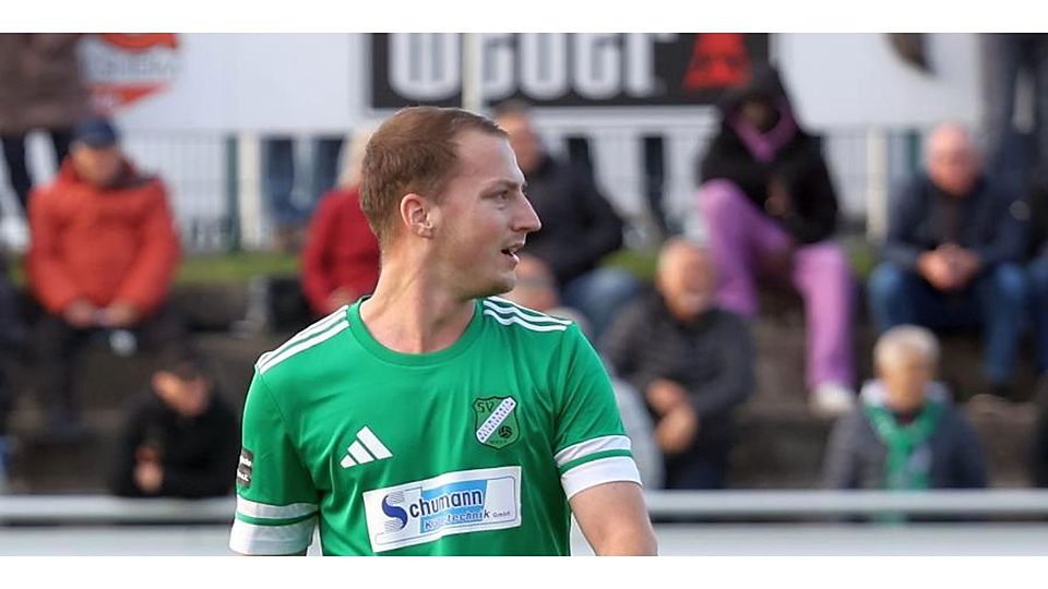 Nils Gräff erzielte den entscheidenden Treffer der Alemannia in Steinwenden.	Foto: Mario Luge