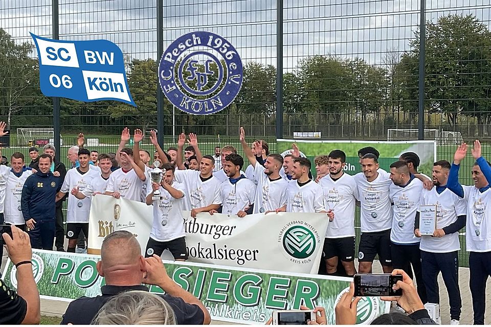 Der FC Pesch krönte sich am Montag zum Pokalsieger.