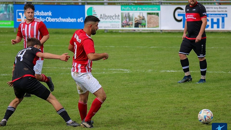 Der Zweifache Torschütze Maxi Schwenk