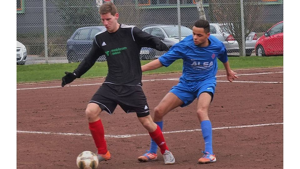 Stürmer Christian Zimmermann schoss die 3:1-Pausenführung heraus