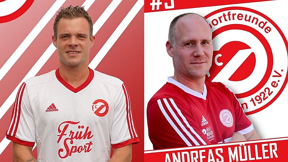 Carsten Müller (links) und Andreas Müller bleiben beim FC Delhoven.