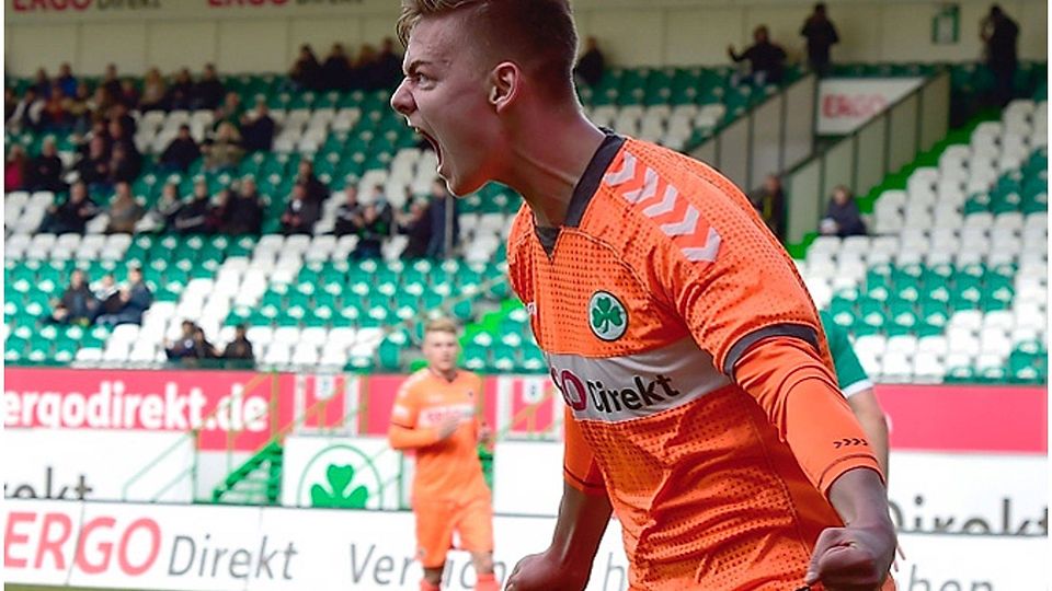 Daniel Steininger netzte gegen seinen heimatnahen Niederbayern-Klub SV Schalding dreimal ein! F: Zink