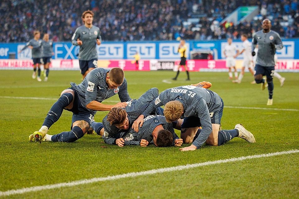 Jubeltraube zum Führungstreffer.