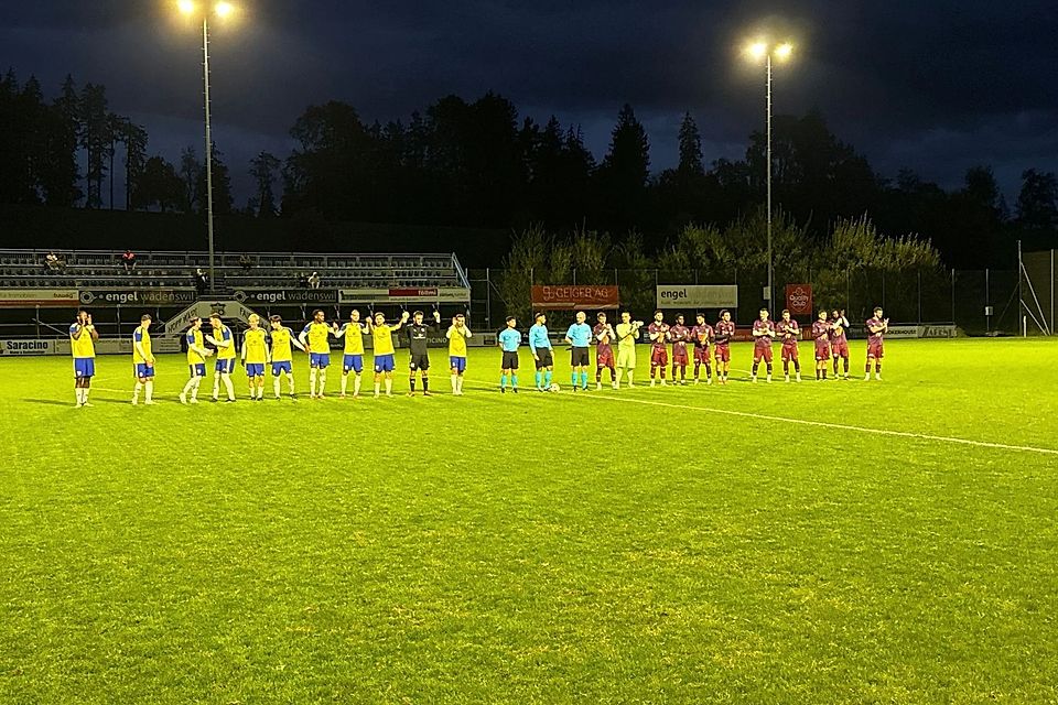 Die Gruppengegner Wädenswil und Regensdorf trafen auch im Cup aufeinander. Die Gruppengegner Wädenswil und Regensdorf trafen auch im Cup aufeinander.