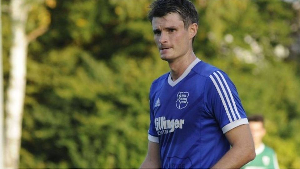 Stefan Huber bleibt trotz Abstieg Spielertrainer bei der SpVgg Aicha. F: Nagl