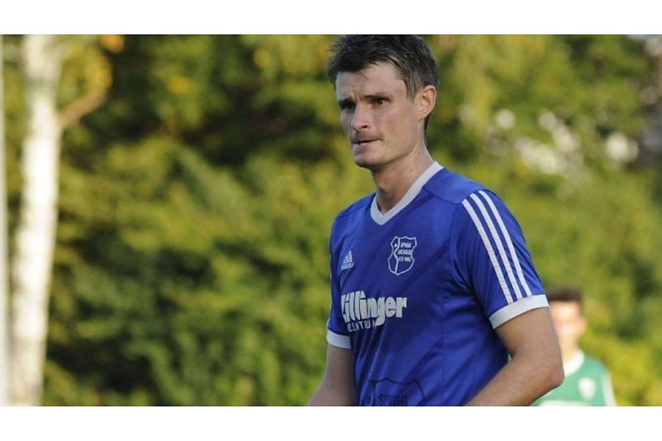 Stefan Huber bleibt trotz Abstieg Spielertrainer bei der SpVgg Aicha. F: Nagl