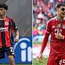 Nathaniel Brown (li.) und Aleksandar Pavlović (re.) haben zumindest zwei Dinge gemeinsam: Sie waren einst in der Regionalliga am Ball und fahren nun für Deutschland zur WM. 