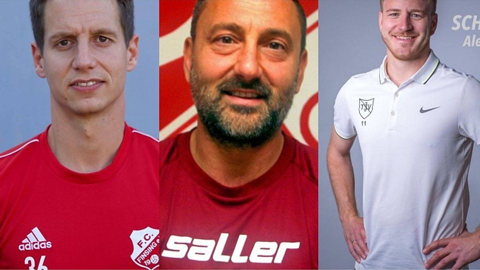 Die besten drei Trainer der Bezirksliga Nord stehen fest: Thomas Eckmüller, Alexander Schäffler und Tarik Sarisakal S.G., Martin Alberer, Andrea Rosin
