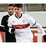 Mit 19 für den Regionalligisten VfB Stuttgart II am Ball: Georgios Spanoudakis	Foto: Imago