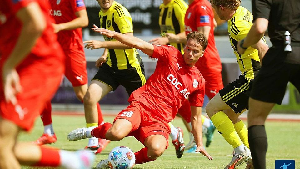 Der SV Erlbach hatte in der Totopokalpartie gegen den SV Kirchanschöring am Ende das glücklichere Händchen.