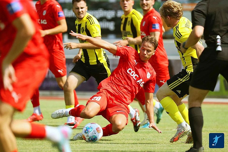 Der SV Erlbach hatte in der Totopokalpartie gegen den SV Kirchanschöring am Ende das glücklichere Händchen.