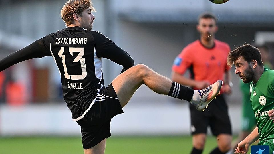 Marcel Schelle (links) hat bisher 34 Spiele für Kornburg absolviert.