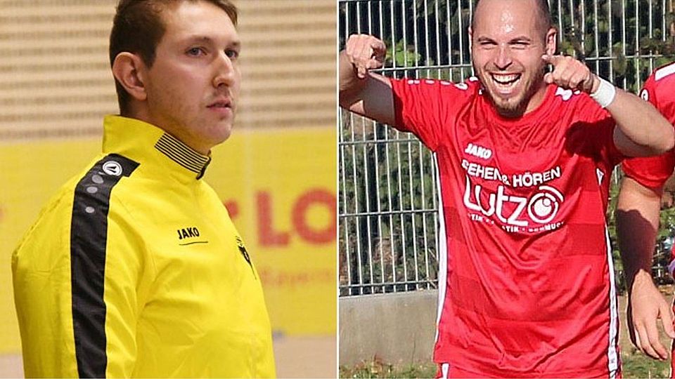 Ausgejubelt: Mariusz Suszko (rechts) räumt früher als erwartet den Trainerstuhl beim TSV Pöttmes, den ab sofort Roman Artes (links) besetzen wird.   F.: Brugger, Schäffer