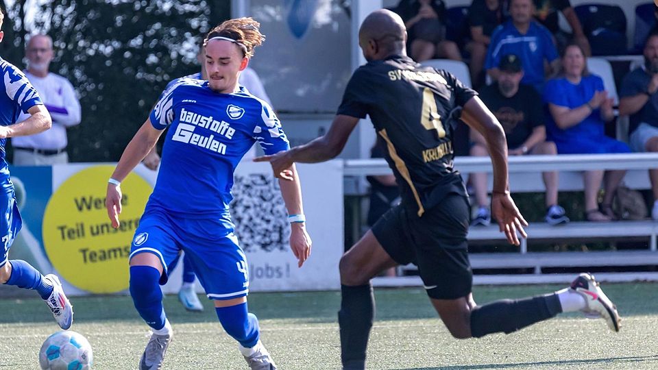 Umkämpft: Im Hinspiel trennen sich Eintracht Verlautenheide und Kurdistan Düren mit 1:1.