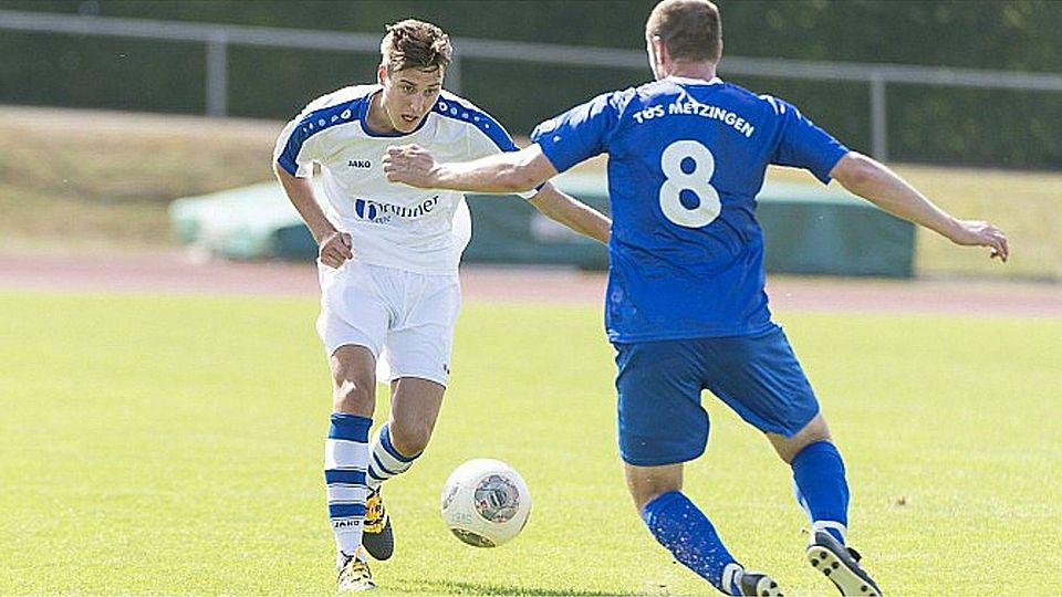 Sascha Raich (links): Die SV Böblingen will auch im Bezirksderby bei Aufsteiger Gechingen bestehen Foto (Archiv): Eibner