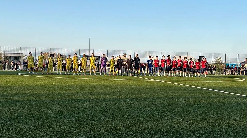 Käerjeng (rechts) setzte sich in Düdelingen durch