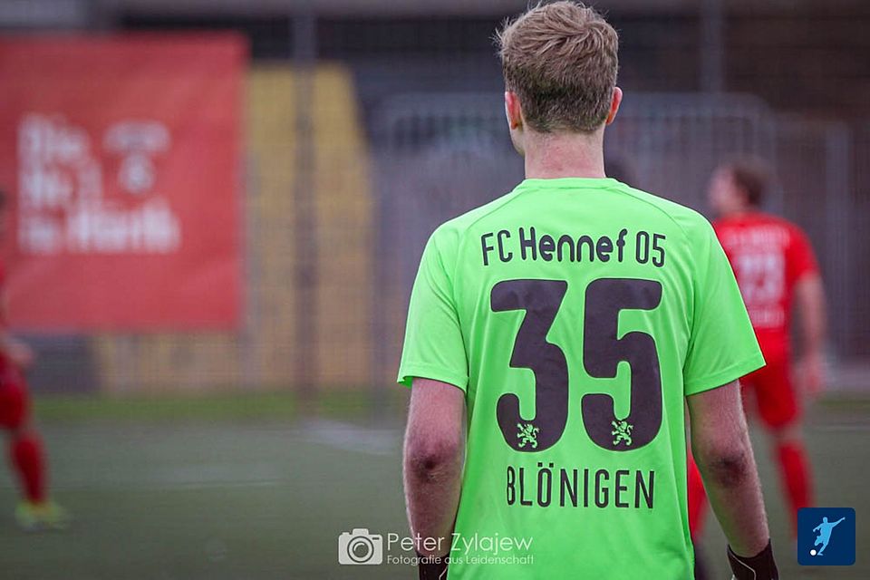 Musste sich mit dem FC Hennef 05 mal wieder geschlagen geben: Torhüter Max Blöningen.