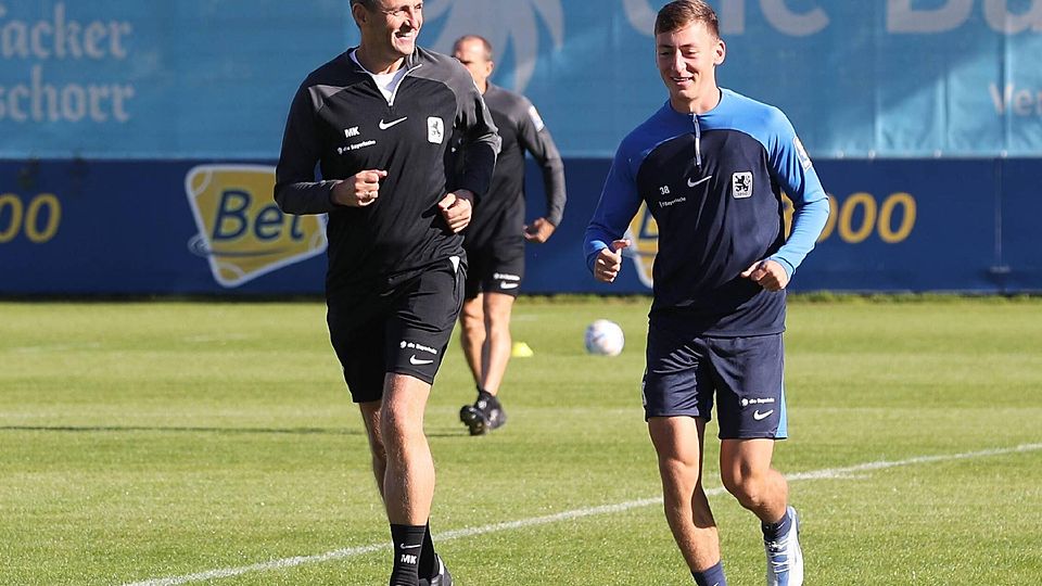 Bald wieder in Ingolstadt vereint? Ex-Löwentrainer Michael Köllner und Marius Wörl.