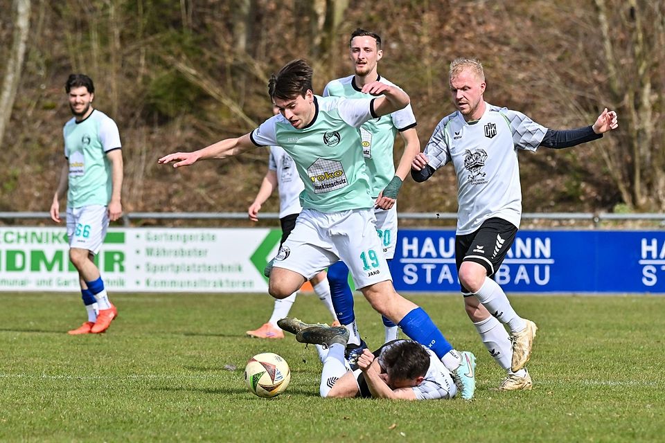 Der SC Griesbeckerzell (hier Nicolas Koch) gewann gegen die DJK Gebenhofen-Anwalting.