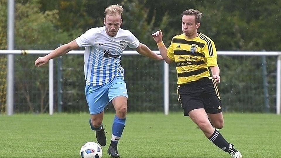 Aaron Steinhart (rechts) war im Spiel gegen den TV Nebringen ein Aktivposten  Foto: Vecsey