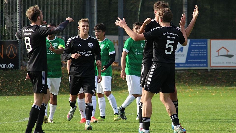 Gleich fünf Treffer durften die Kicker des TSV Seeg-Hopferau-Eisenberg in Neugablonz bejubeln.