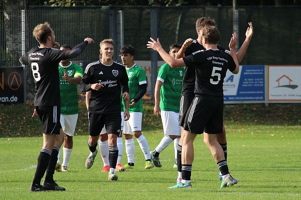 Gleich fünf Treffer durften die Kicker des TSV Seeg-Hopferau-Eisenberg in Neugablonz bejubeln.