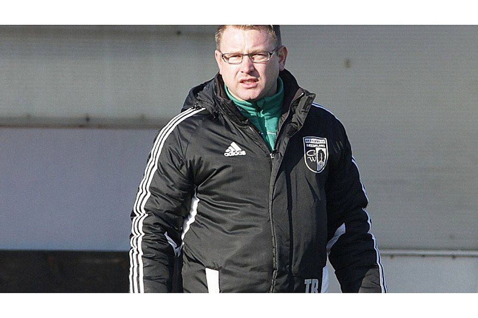 Brieselangs Coach Patrick Schlüter. F: Bock
