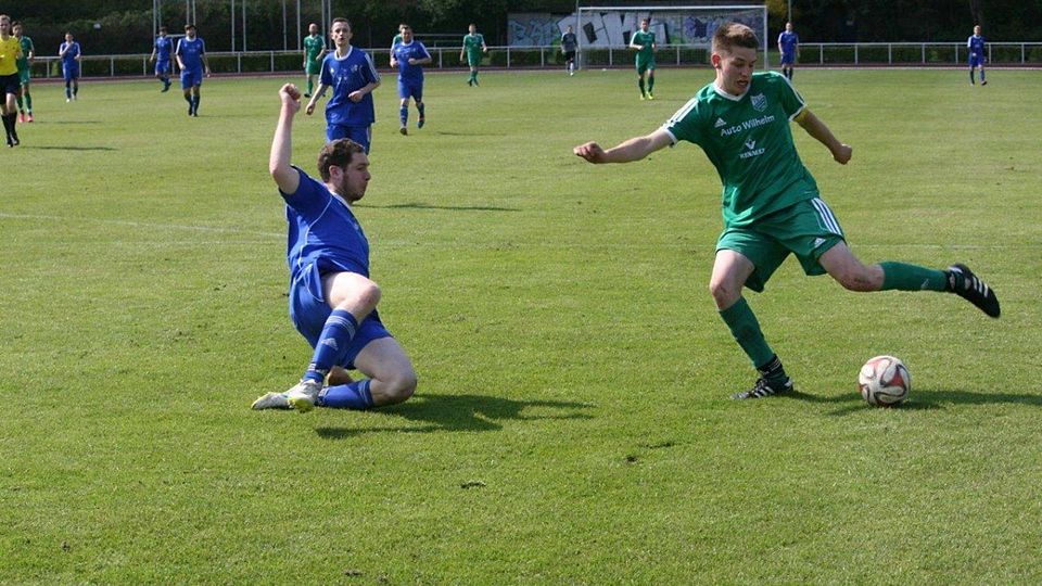 Für Lühes Abwehrspieler Claas Müller gab es vom Trainer ein Sonderlob.