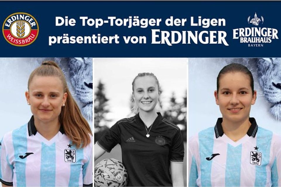 Gina Peter (mi.) führt die Torjägerliste weiter knapp an.