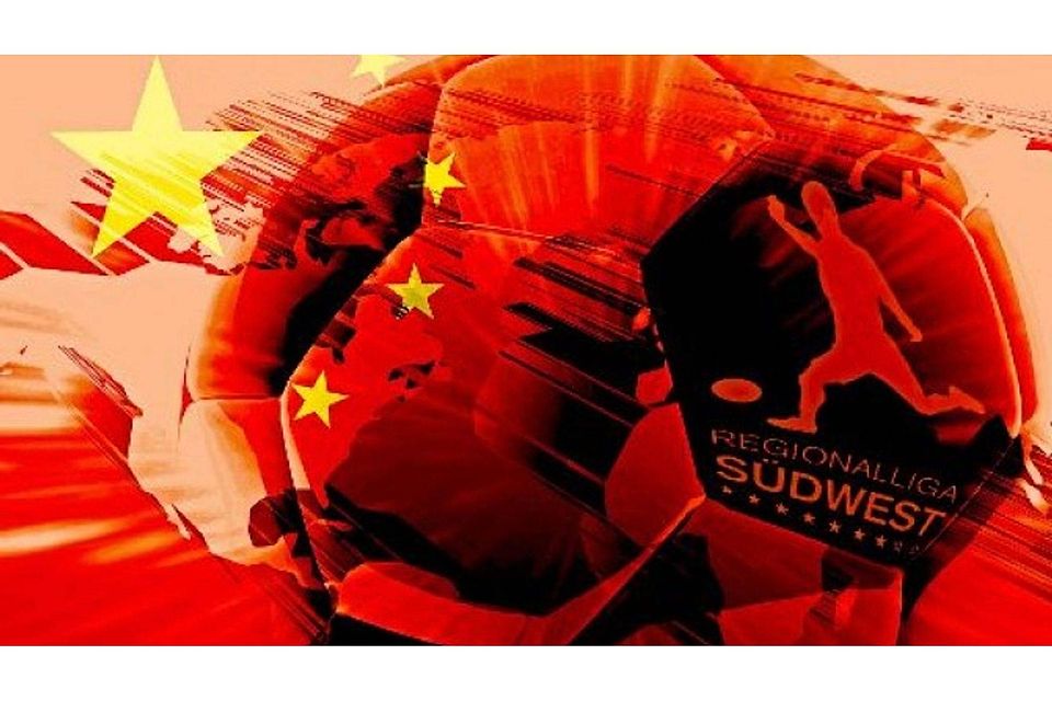 Der chinesische Fußball drängt nach Deutschland: In der kommenden Saison tritt eine U-20-Auswahl in der Regionalliga Südwest an. Illustration: Kheng Toh/Adobe Stock Montage: Ruckaberle