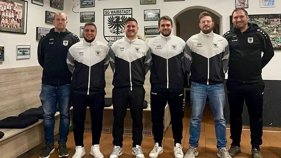 v.l.: Oliver Lang, Tobias Krauß, Julian Keitel, Marcel Himmelhan, Adrian Baumann und Markus Stumpf.