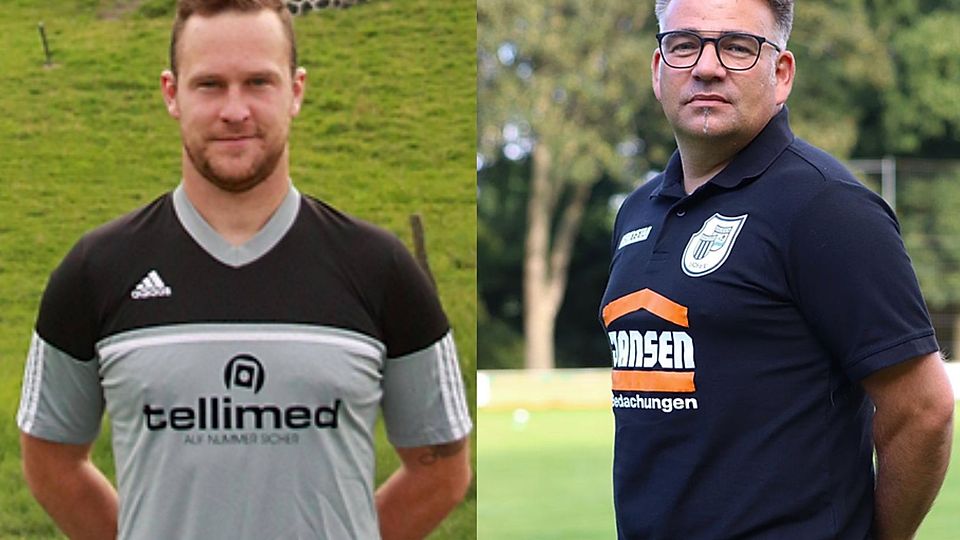 Sascha Horsmann (li.) und Christian Roeskens bilden die neue Trainer-Doppelspitze beim SV Rindern.