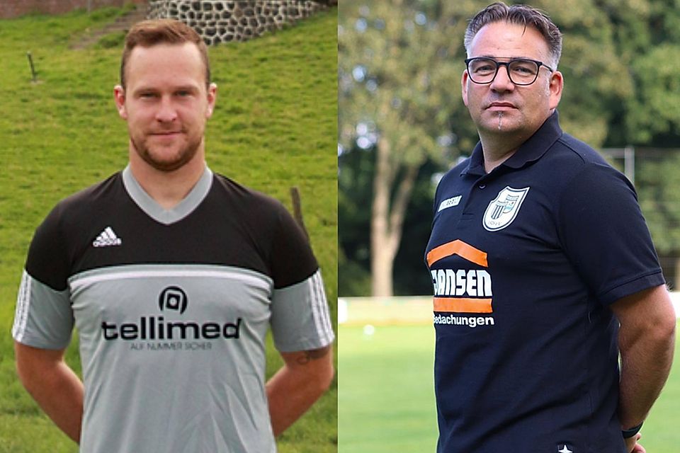 Sascha Horsmann (li.) und Christian Roeskens bilden die neue Trainer-Doppelspitze beim SV Rindern.