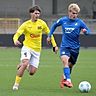 Im Hinspiel musste sich Enrico Krieger (links) mit dem FC 08 Villingen der TSG Hoffenheim II mit 1:3 beugen. 