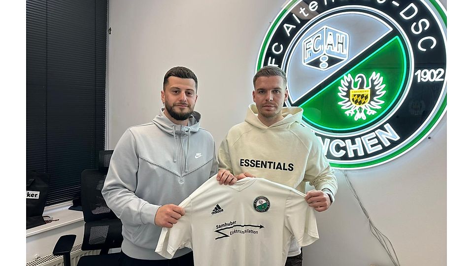 Mario Crnicki (l.) und Daniel Wein (r.) spielen in der kommenden Saison zusammen für Alte Haide.
