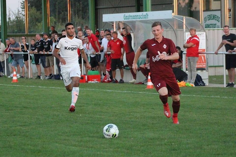 Hussein Alkabib (l.) verlässt Edelweiß Arnstedt nach einem Jahr in Richtung Wacker Helbra.