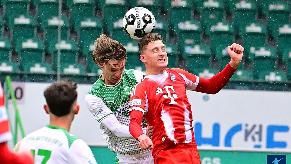 Profis unter sich: Fürth II und Bayern II trennten sich schiedlich friedlich.