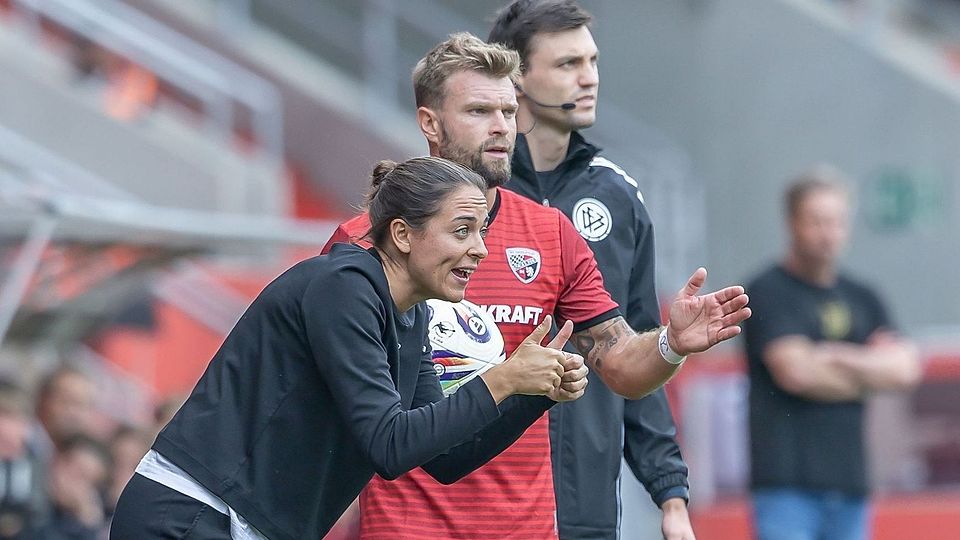 Sabrina Wittmann war überhaupt nicht zufrieden mit der Leistung ihres Teams.