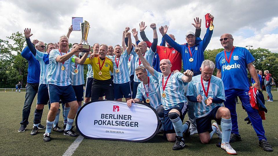 Die Ü60 des SSV Köpenick-Oberspree sicherte sich den Berliner Pokaltitel.