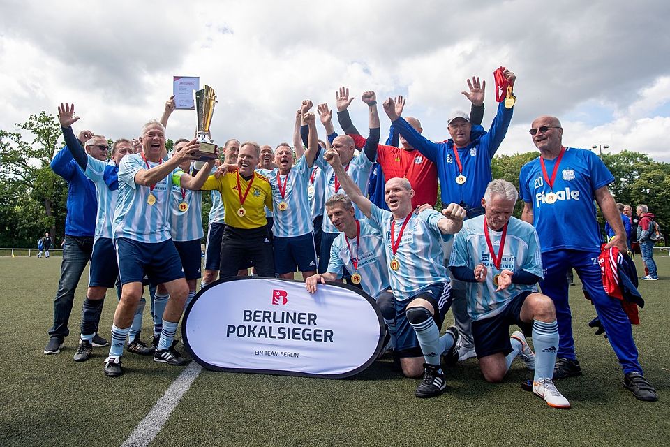 Die Ü60 des SSV Köpenick-Oberspree sicherte sich den Berliner Pokaltitel.