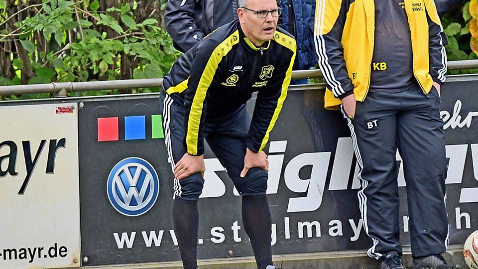 Holte mit der TSG Untermaxfeld in den vergangenen drei Spielen fünf Punkte: Wolfgang Rückel und sein Team treffen am Sonntag auf den TSV Burgheim.