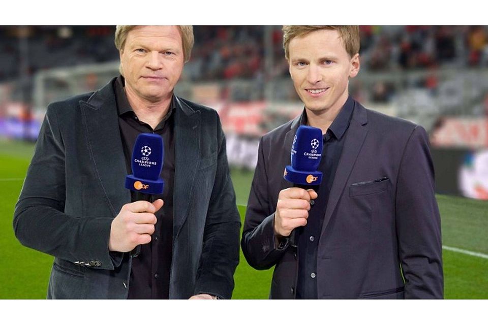 Fußball-Experte Oliver Kahn und ZDF-Moderator. Foto: obs/ZDF/Jens Hartmann